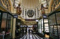 Decorative Victorian shopping mall interior atrium of historic Royal Arcade in Melbourne CBD, Australia